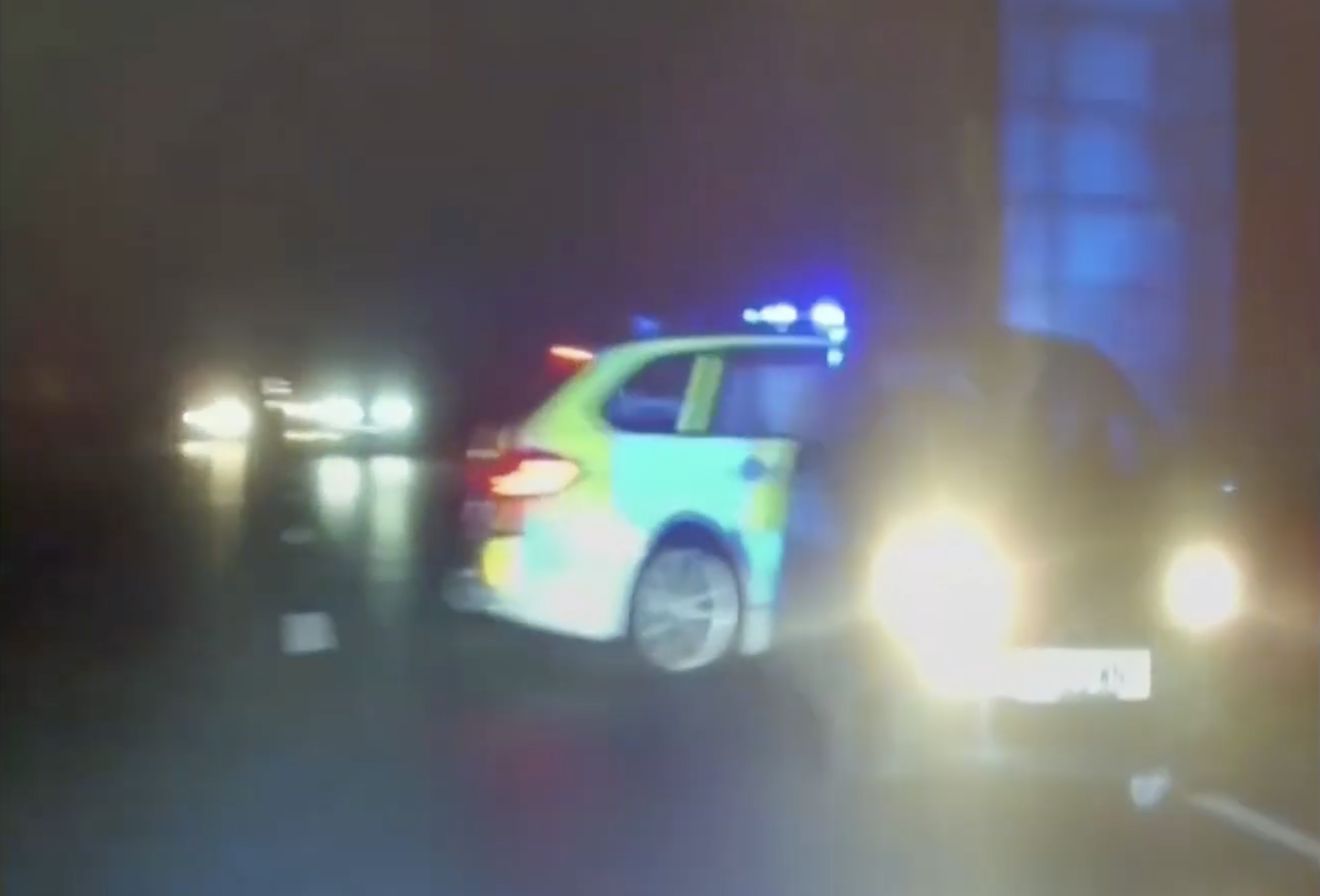 Gazza Vinyard was stopped by police driving the wrong way down the A12